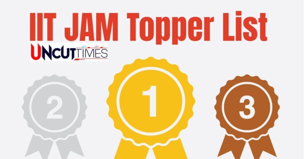 IIT JAM 2025 toppers list