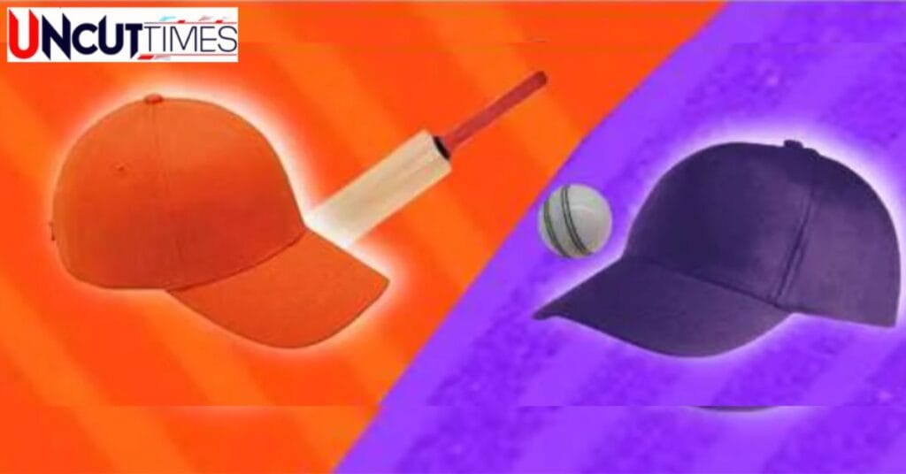 IPL purple and orange cap