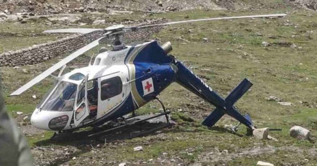 केदारनाथ में एक और हेलीकॉप्टर क्रैश, एम्स की हेली एंबुलेंस दुर्घटनाग्रस्त